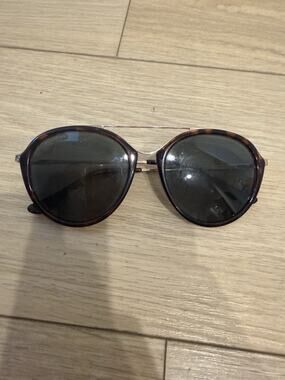 PEPPERS LP5730 5 ARLO Brown Gold Tortoise Round Unisex Polarized Sunglasses